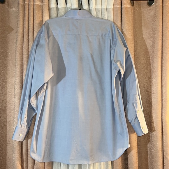 Robert Talbott Size 17 Cotton Button Down Dress Shirt - Picture 6 of 10